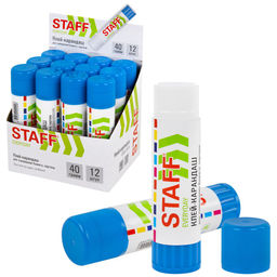 Цена за 3 шт. Клей-карандаш STAFF 40гр. (228665)