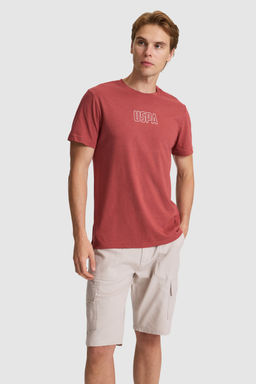 Erkek Vi_ne Regular Fit Bisiklet Yaka Ti__rt - U.s. polo assn фото 3