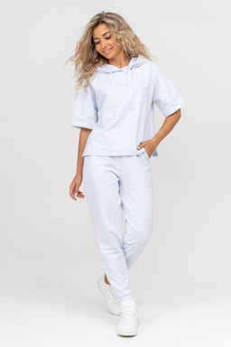 Костюм Натали 36773 толстовка и брюки из хлопка с полиэстером фото 3