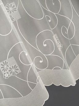 Готовые шторы арт. 227620/160, нежно-кремового цвета, размер 160 см высота х 300 см ширина, на универсальной шторной ленте - Haft фото 3