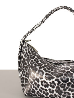 LACCOMA сумка НИ18669-леопард белый натуральная кожа хлопок  фото 3