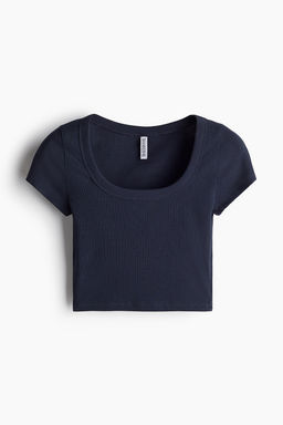 Camiseta cropped de canale - H&m фото 5