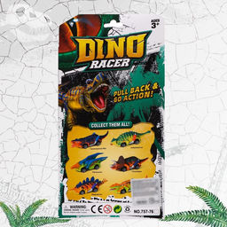 Машинки инерционные DINO, набор 4 шт.