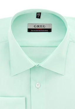 Сорочка мужская длинный рукав GREG 410/319/FR MINT