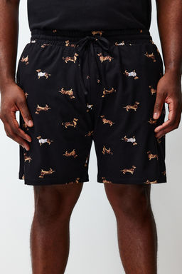 TRENDYOL MAN Yesil Regular Fit Bask?l? Orme Sortlu Buyuk Beden Pijama Tak?m? TMNSS24AI00000 - Trendyolmilla фото 11