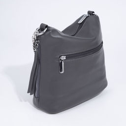 Сумка-мешок на молнии, цвет серый - Simaland фото 2