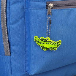 Цена за 10 шт. Светоотражающий элемент «Крокодил», двусторонний, 5.5×3 см, МИКС