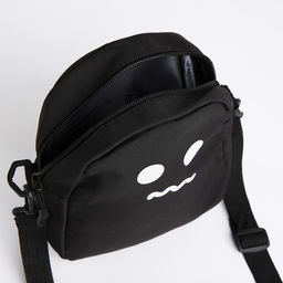 Сумка молодёжная на молнии, цвет чёрный - Simaland фото 6