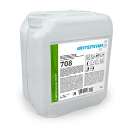 ИНТЕРХИМ 708 Бескислотное средство удаления налёта и регулярной очистки поверхностей с защитным эффектом, 1 л.  фото 3
