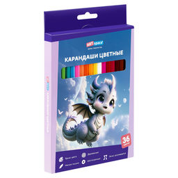 Карандаши ArtSpace "Дракоша" 36цв. (СР62625) в карт. уп.