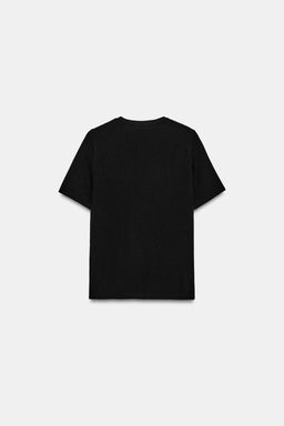 TOP PUNTO BOTONES / Negro