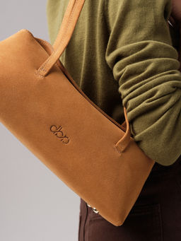 Замшевая сумка Raduy DBR 31127 светло-желтый  фото 7