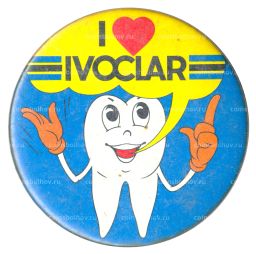 Значок рекламный Ivoclar