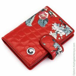 Женская кожаная визитница Sergio Valentini СВ 8084-010  фото 5