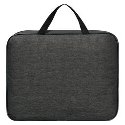 Папка с ручками текстильная А4, Офис - премиум "Графит", для бумаг, для офиса, 350 х 270 х 60 мм, ПДМ-111