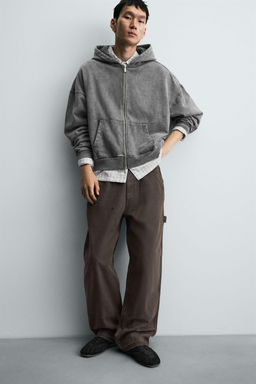 SPLATTER CARPENTER TROUSERS - Zara фото 5