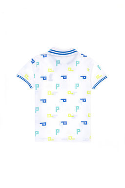 U. S. Polo Assn Белая футболка с воротником-поло для мальчика - U.s. polo assn фото 2