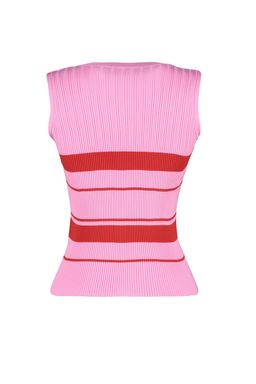 Pembe Bisiklet Yaka Ince Bluz TWOSS21BZ0370