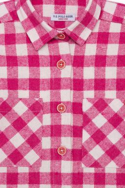 U. S. Polo Assn Рубашка с длинным рукавом цвета граната для девочек - U.s. polo assn фото 3