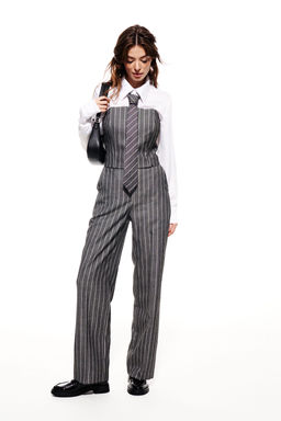 Костюм трехпредметный (блузка+брюки+галстук) - Elletto фото 7