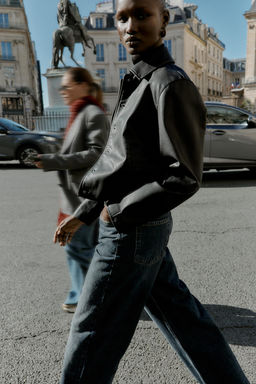 FAUX LEATHER JACKET - Zara фото 4