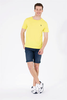 U. S. Polo Assn Мужская футболка Citron Basic с круглым вырезом - U.s. polo assn фото 11