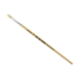 Цена за 10 шт. Кисть для рисования, щетина, № 9, плоская, деревянная ручка, международный размер