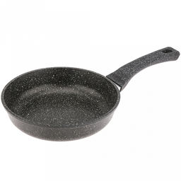 Сковорода с тефлоновым покрытием д22см "Гранит Induction", h5,5см, s0,38см, ручка из термостойкого пластика (Россия) Подходит для всех видов плит, включая индукционную.