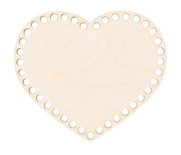 Заготовка для декорирования Mr. Carving БА-16 Панно с перфорацией Сердце фанера 18 х 15.5 х 0.4 см