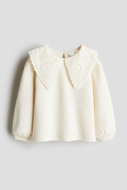 Sudadera con cuello Peter Pan - H&m фото 4