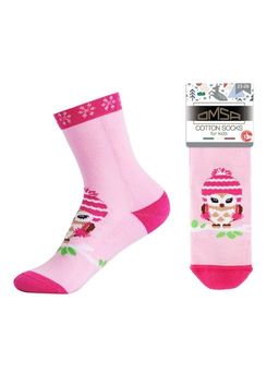 OMSA kids Calzino 21P64 (совы) - rosa