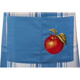 ФАРТУК ФРУТТА-ЯБЛОЧКО КЛЕТКА СИНЯЯ, 50 - Lefard фото 2