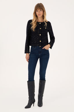 Kad_n Lacivert DOKUMA MONT - U.s. polo assn фото 4