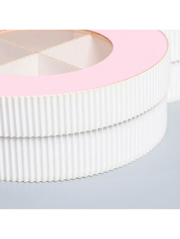 Коробка подарочная, кондитерская упаковка «8 марта» розовая, 22×16×5 см