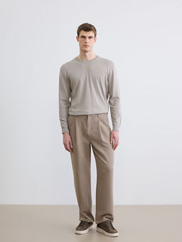 Bisiklet Yaka Erkek Triko Kazak