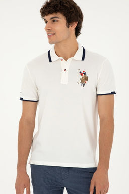 U. S. Polo Assn / Мужская базовая футболка цвета экрю