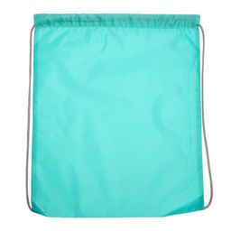 Мешок для обуви 420 х 340 мм, Стандарт СДС-2, (мягкий полиэстер, плотность 210 D), мятный, серебристый шнурок - Calligrata фото 2