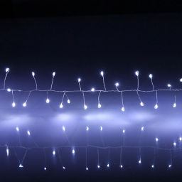 Гирлянда для дома 2,0 м 150 ламп LED "Мишура", IP-40, Белый