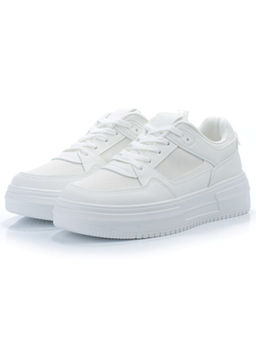 05-6180-60 WHITE Кроссовки женские (искусственные материалы)