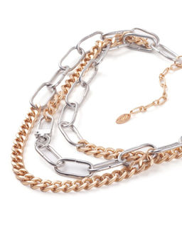 Ожерелье из цепей разной длинны - Модные истории фото 2