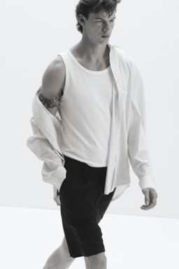 Pantal?n corto Four-way stretch Loose Fit - H&m фото 8