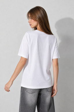 Арт. 31163 Футболка женская  44-50 Цвет:белый