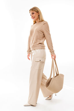 Брюки NIKVA н264-14 шампань  фото 2