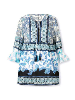 Туника и топ, голубо-синие - Linea tesini фото 2