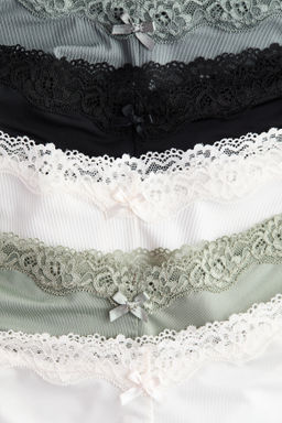 Pack de 5 bragas Hipster de microfibra - H&m фото 4