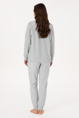 Kad_n Gri Melanj Pijama Tak_m_ - U.s. polo assn фото 5