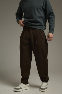 Брюки текстильные Коричневый