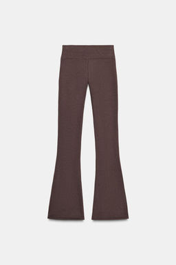 FLARE FLEECE TROUSERS - Zara фото 17