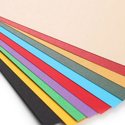 Цветной картон с блёстками, А4, 10 листов, 10 цветов, немелованный, двусторонний, в папке, 250 г/м², «Человек-паук»