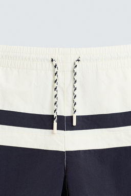 COLOUR BLOCK LONG SWIMMING TRUNKS - Zara фото 3